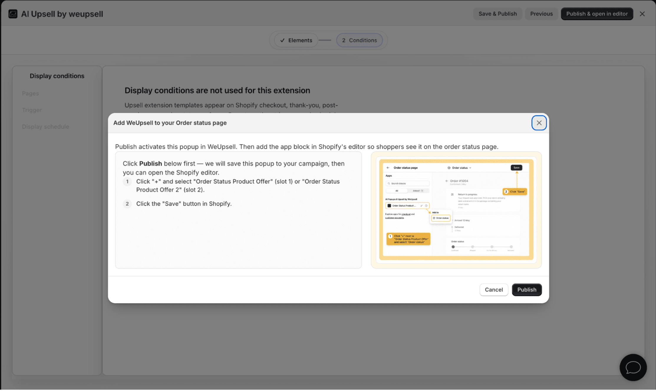 Step 4: Publish the Template