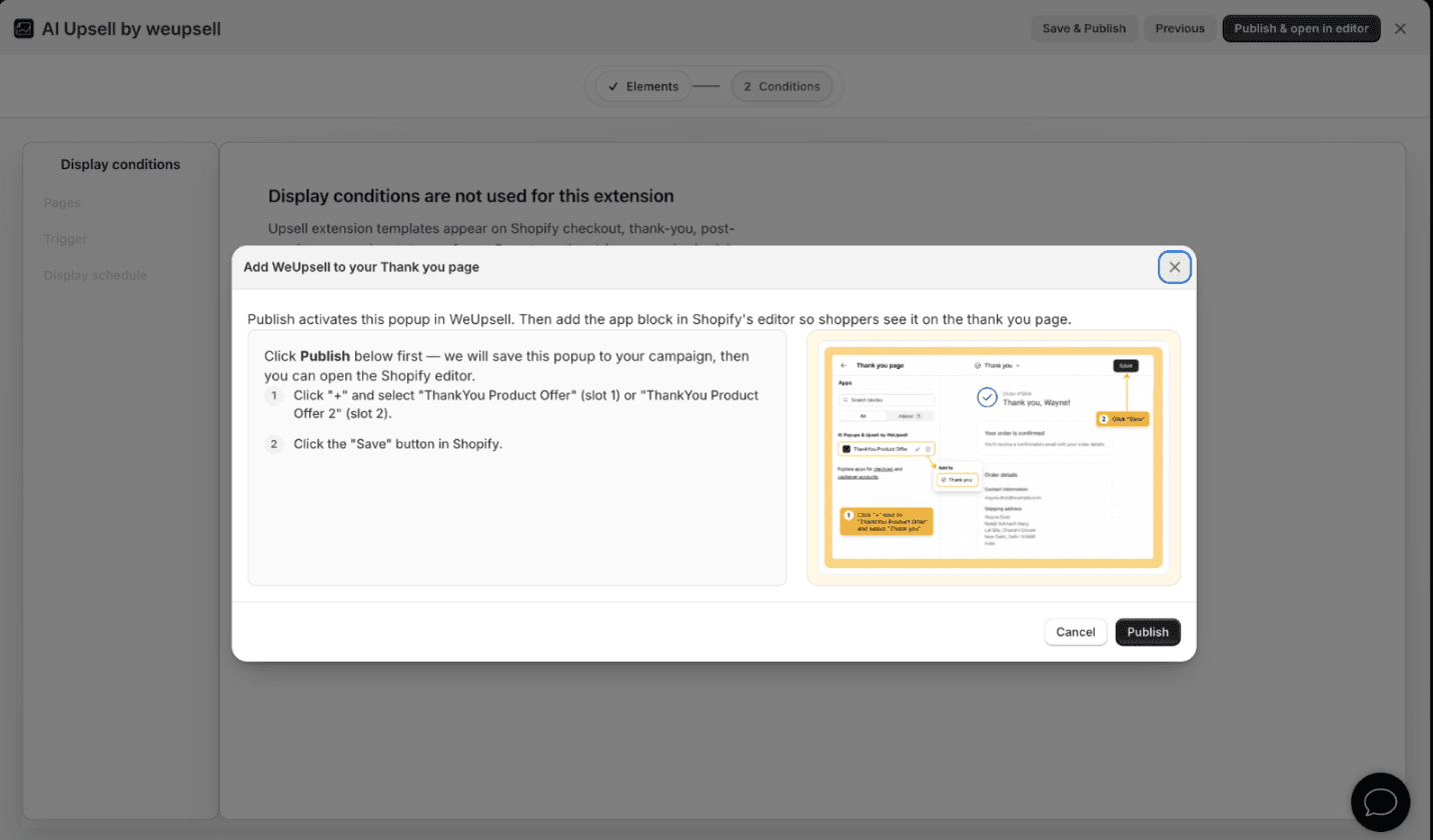 Step 4: Publish the Template